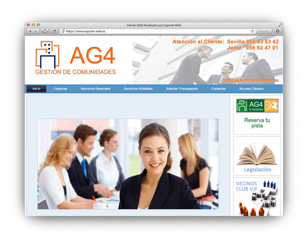 Diseño Web AG4 Comunidades